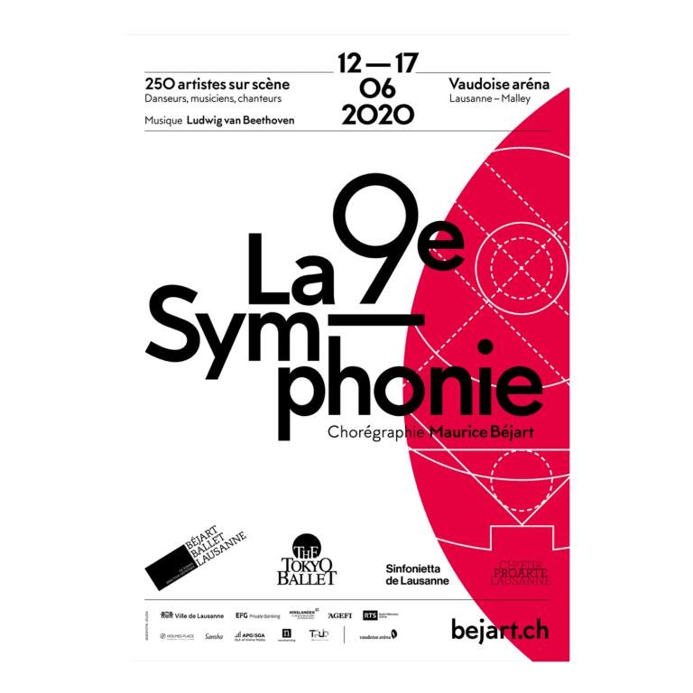 Poster – The Ninth Symphony – June 2020 – Red