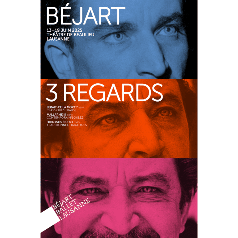 Affiche - Théâtre de Beaulieu|Béjart, 3 Regards