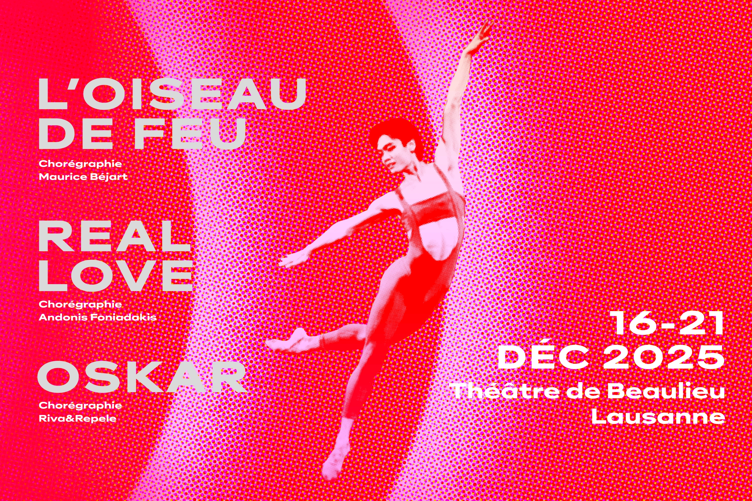 Théâtre de Beaulieu – December 16-21, 25 | Béjart Ballet Lausanne